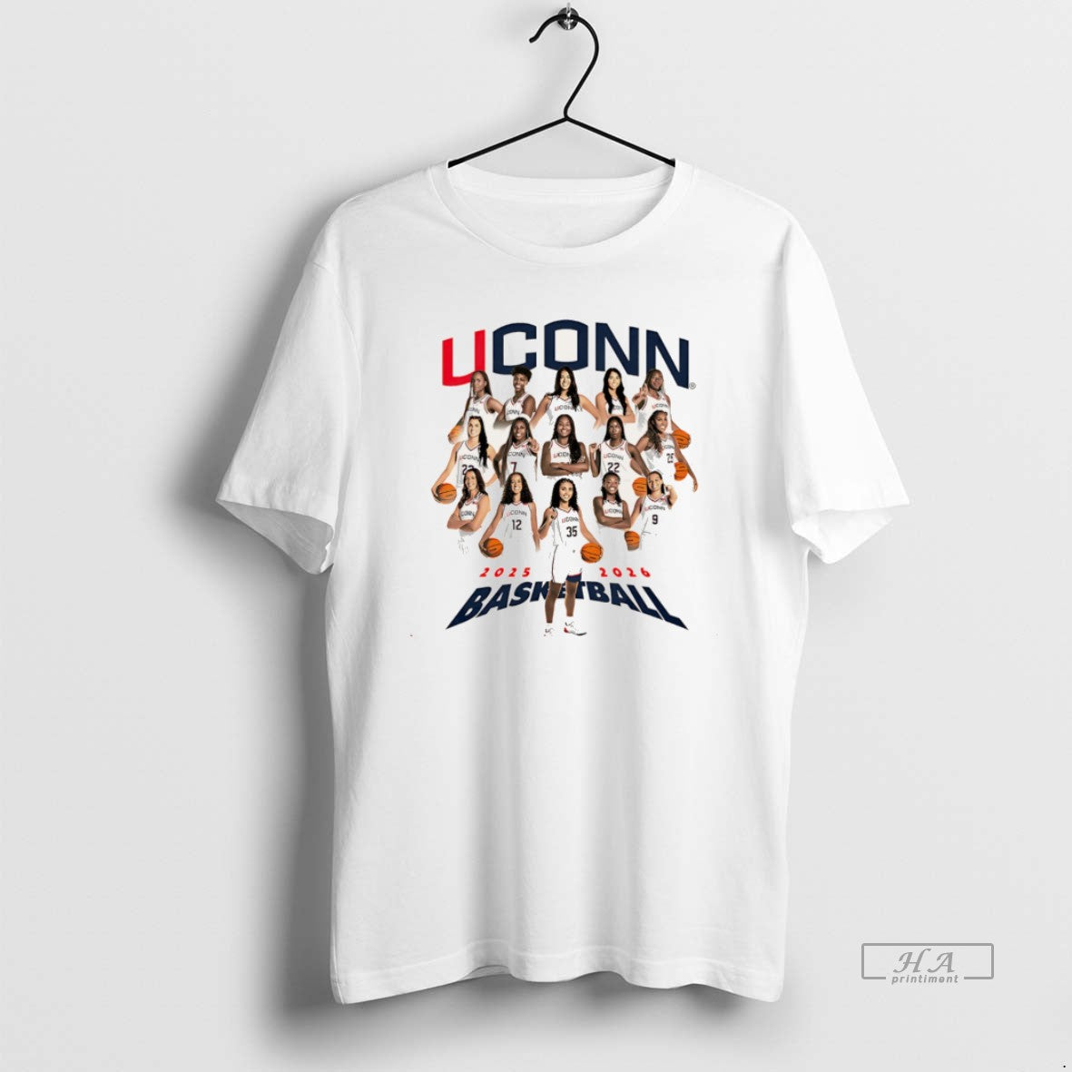 Old School Uconn Womens Basketball Team 2025 2026 Collage Hoodie 70s