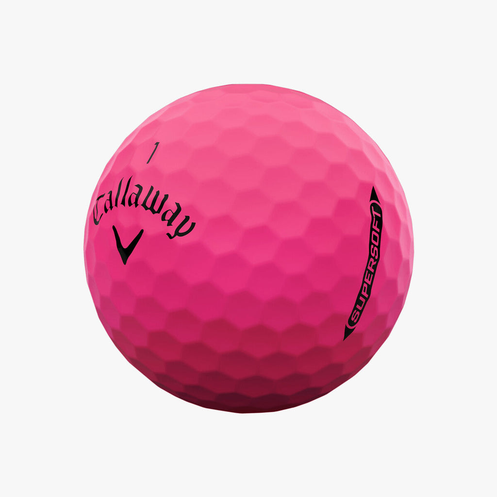 Callaway Supersoft Matte Pink 2025 Golf Balls