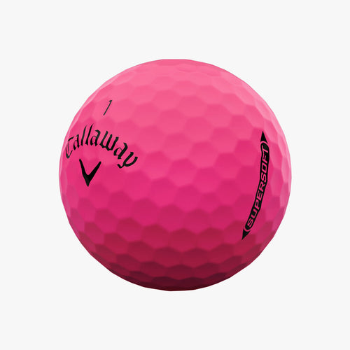 Callaway Supersoft Matte Pink 2025 Golf Balls